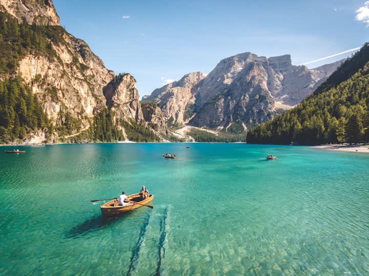 Alpine lake still