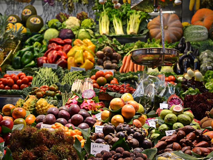 Market stall still